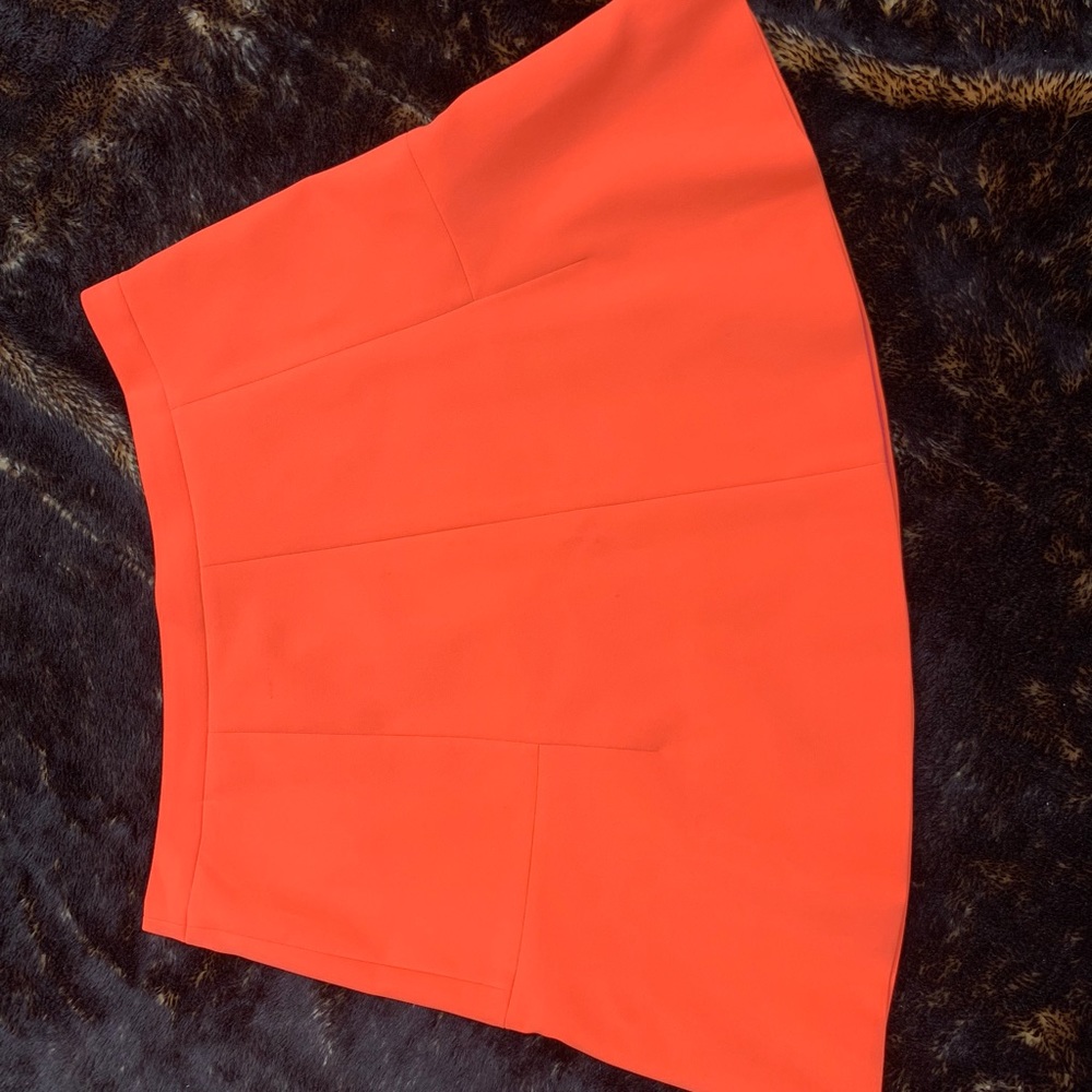 J. Crew bright orange skirt